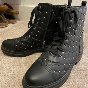 Women’s Black Combat Boots